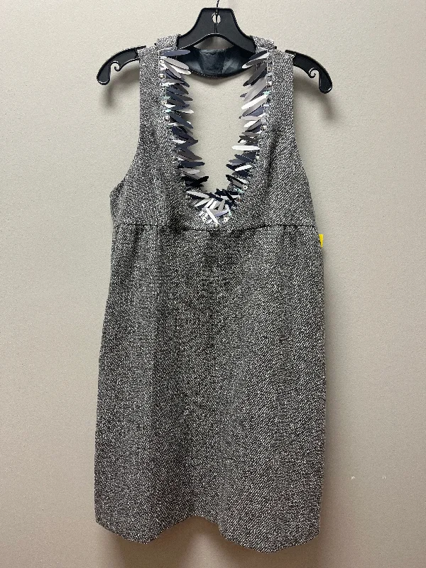 casual day dressDress Casual Short By Target-designer In Grey & White, Size: M