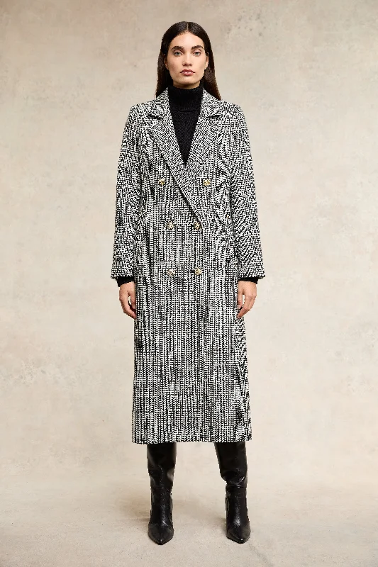 Today’s Special tailored blazer coatDouble Breasted Coat (Prince of Wales Mono)