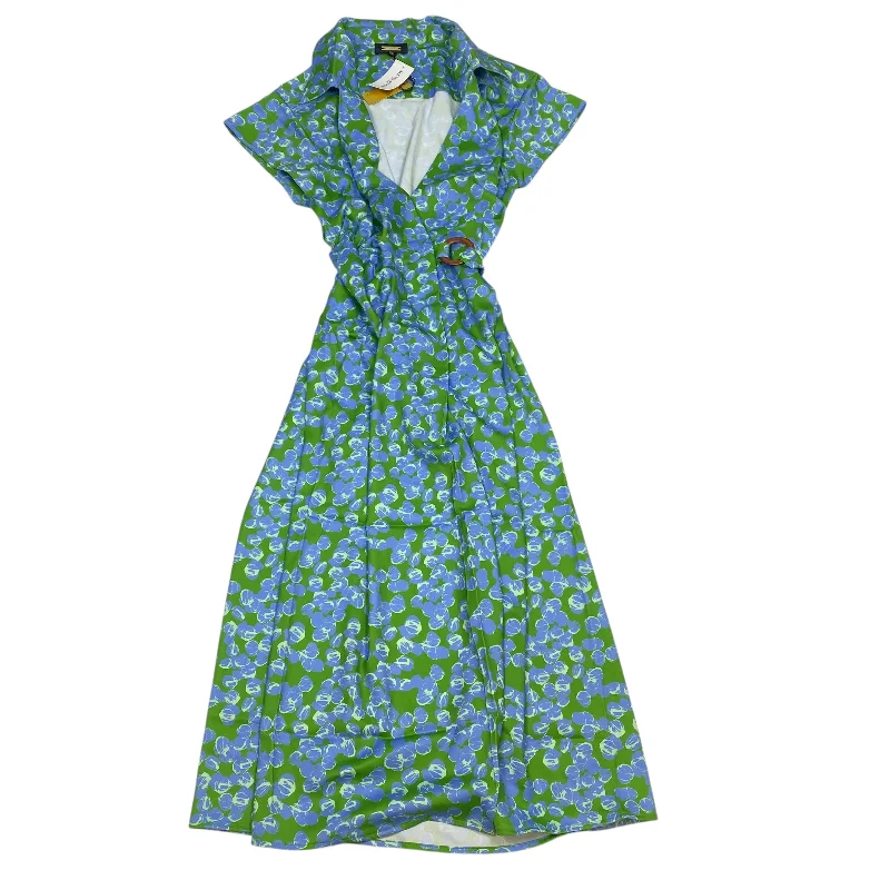 Deal Dash luxury dressDress Casual Midi By Alexia Admor In Blue & Green, Size: L