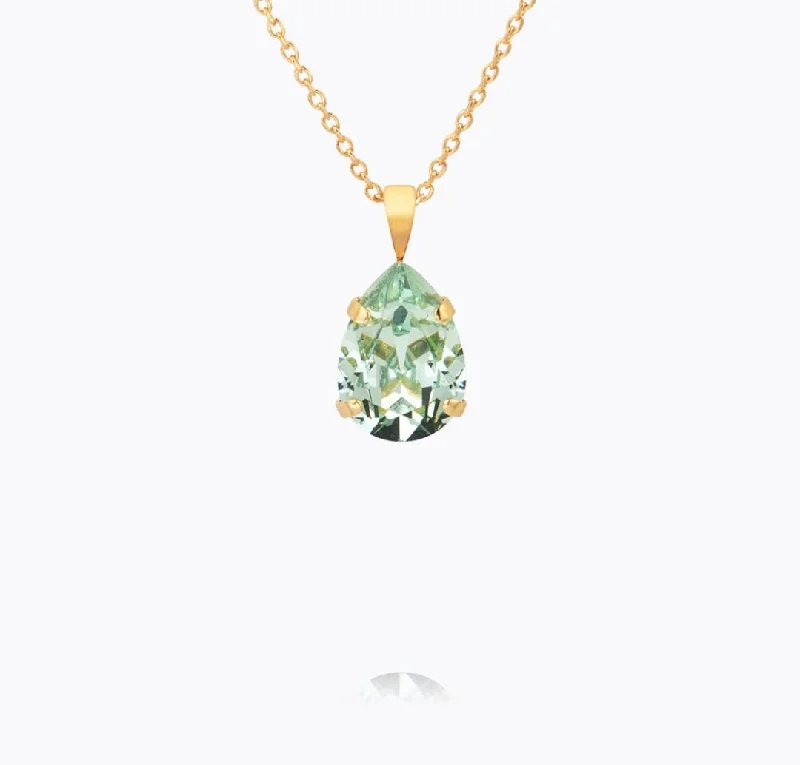 one-shoulder dressCaroline Svedbom Mini Drop Necklaces Chrysolite