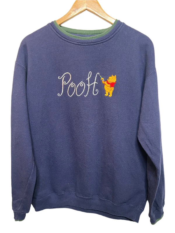 Special Price versatile gym hoodiePooh Navy Sweatshirt (Size L)