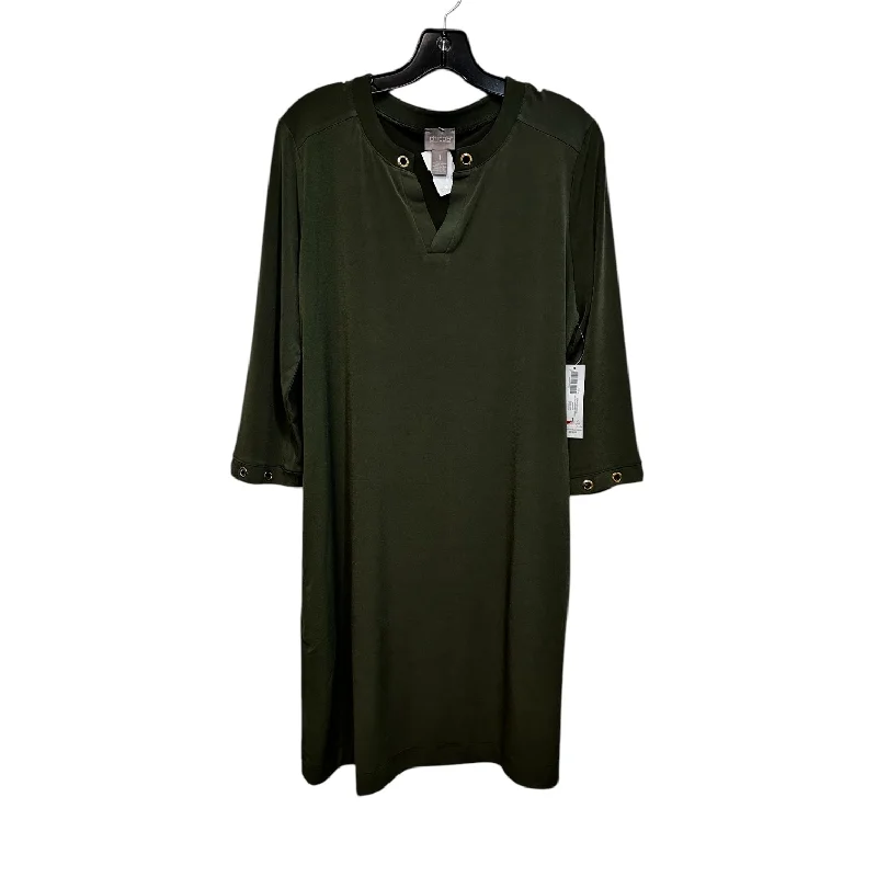 Deal Explosion vintage dressDress Casual Short By Chicos In Green, Size: M