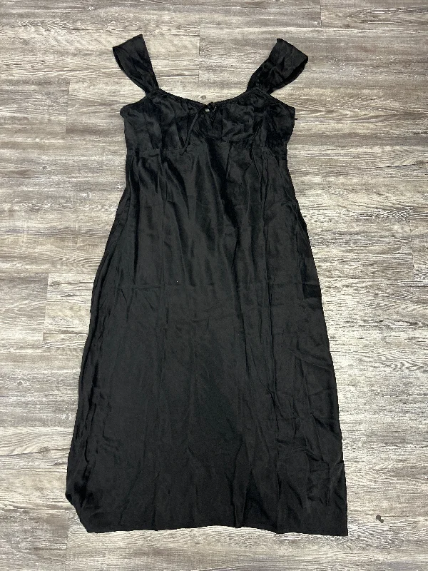 Huge Savings flowy evening dressDress Party Long By Madewell In Black, Size: 16