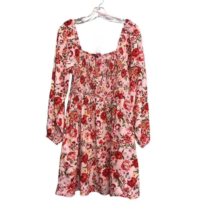 Massive Deals elegant maxi dressDress Casual Short By Old Navy In Pink, Size:L