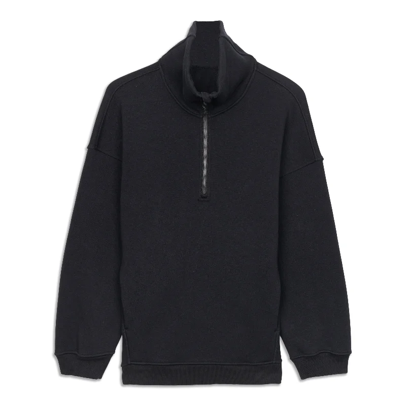 Mega Sale Thick Fleece Half Zip - Resale