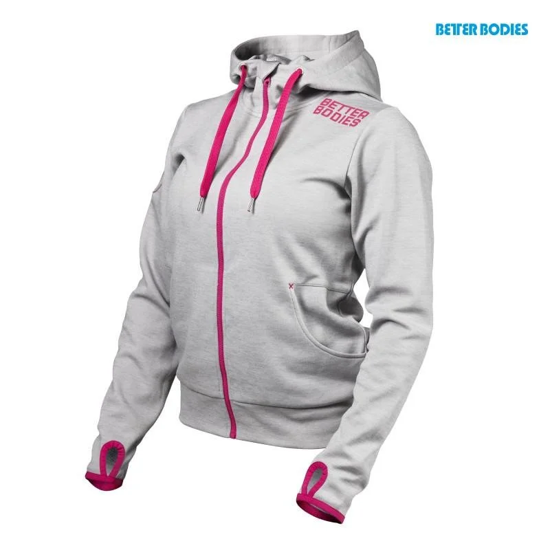 New Deals Better Bodies Womens Athletic Hood - Greymelange