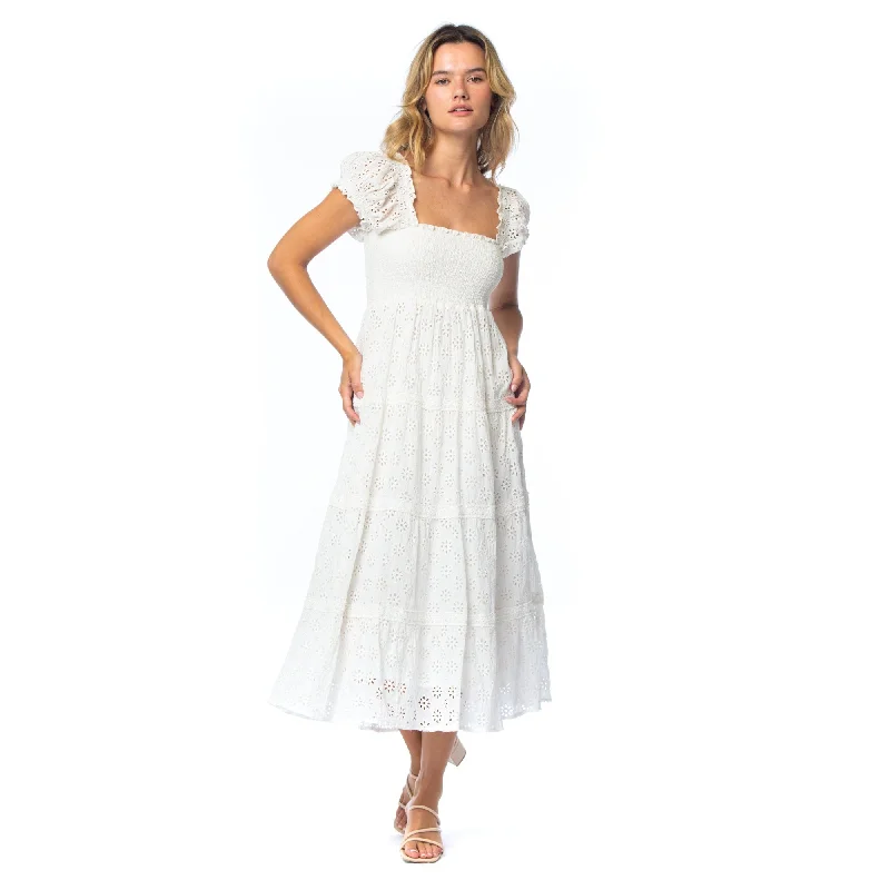 layered dressMahila x Tolani: Evelyn White Dress