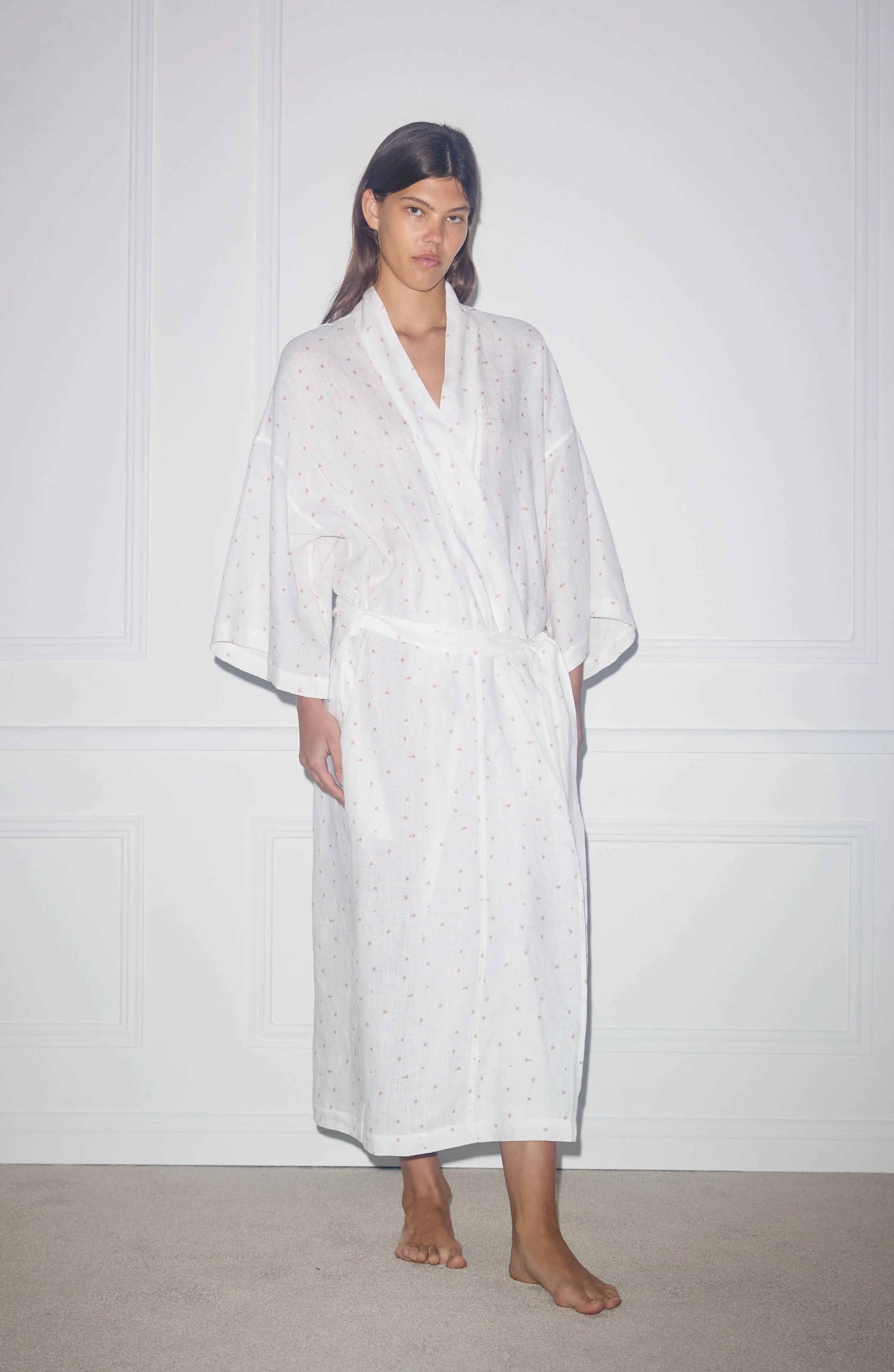 Quick Sale stylish coat02 ROBE - CORSAGE PRINT