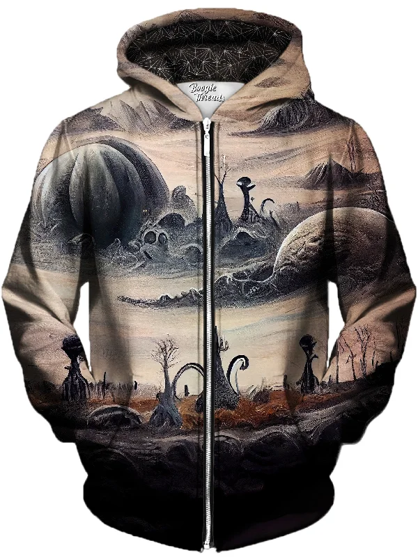 high-quality hoodieEuphoric Dreams Unisex Zip-Up Hoodie