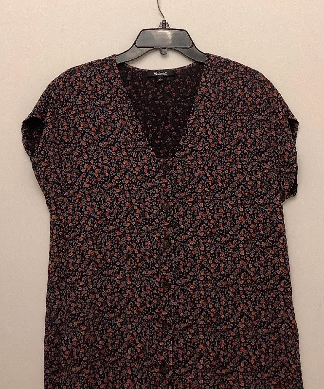 Big Discounts fitted dressDress Casual Midi By Madewell In Floral Print, Size: M