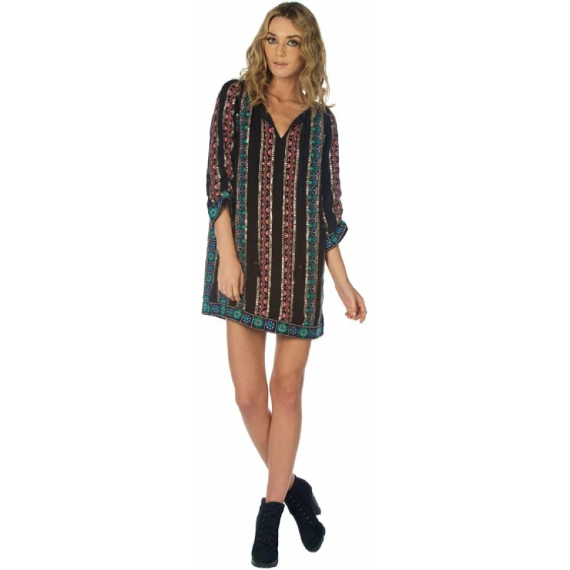 floral wrap dressKailani Hacienda Tunic Dress