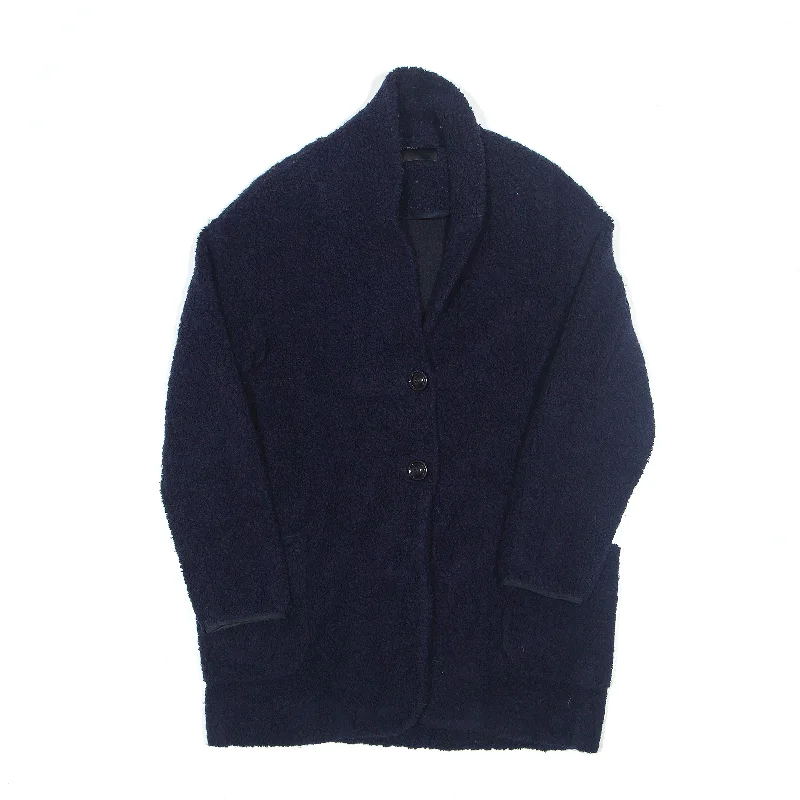 Early Access lightweight outerwearSEVENTY Overcoat Jacket Blue Womens M
