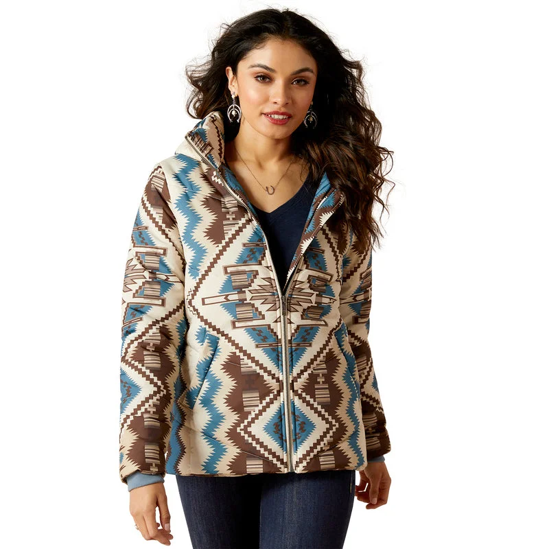 high-fashion coatAriat Women’s Chimayo Puffer, Two Columns Print