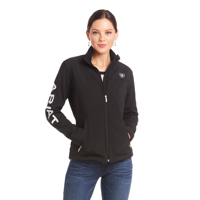 cozy fleece coatAriat Women's New Team Softshell Jacket, Black