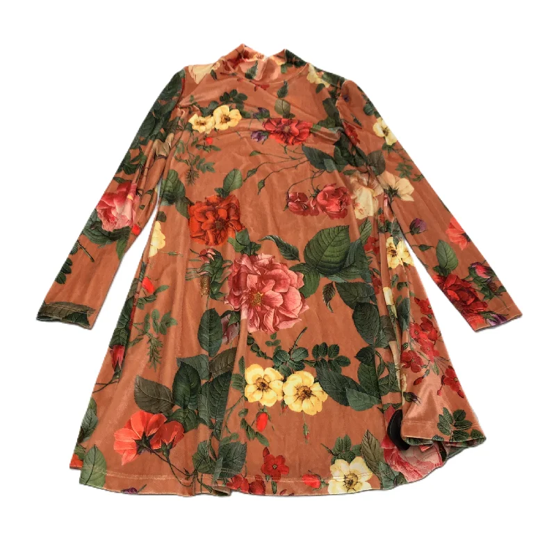 Savings Spectacular luxury dressOrange  Dress Designer By Farm Rio  Size: S