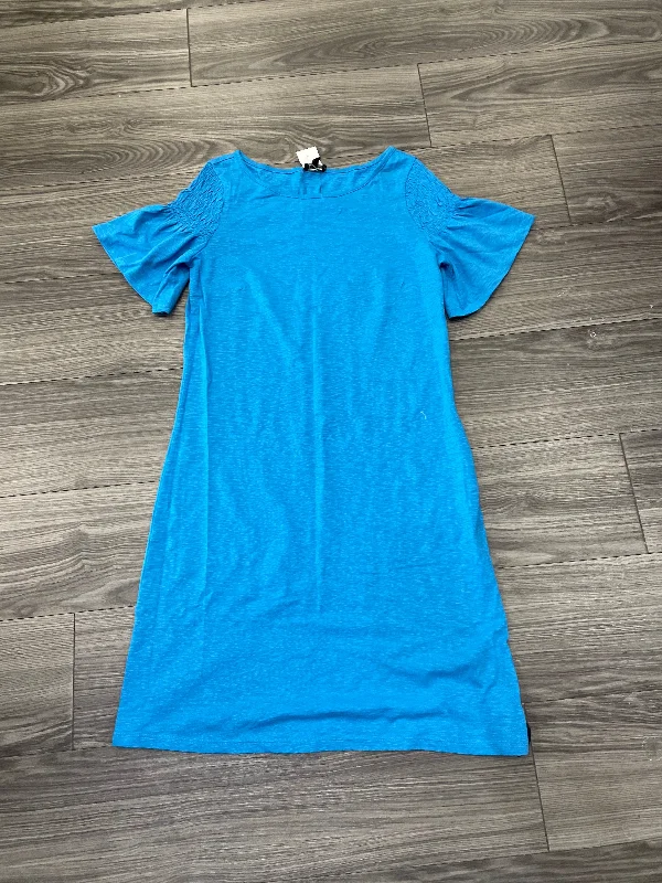 Best Bargains floral dressDress Casual Short By Talbots In Blue, Size: S
