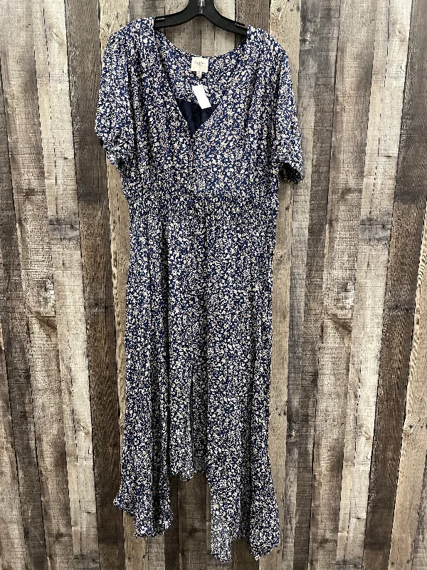 comfy maxi dressDress Casual Maxi By Hayden La In Navy, Size: 1x