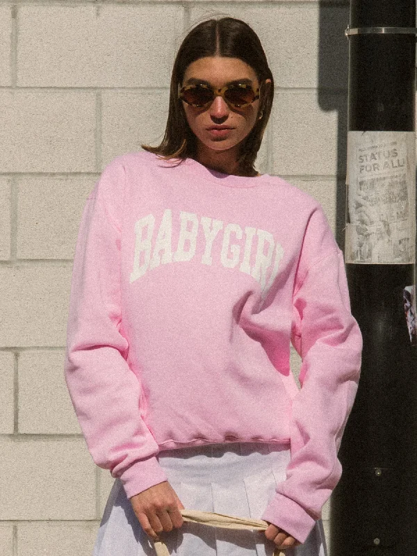 Act Now BABYGIRL CREWNECK  - CLEARANCE
