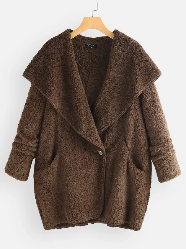Discount Mania sleek trench coatPlush coat