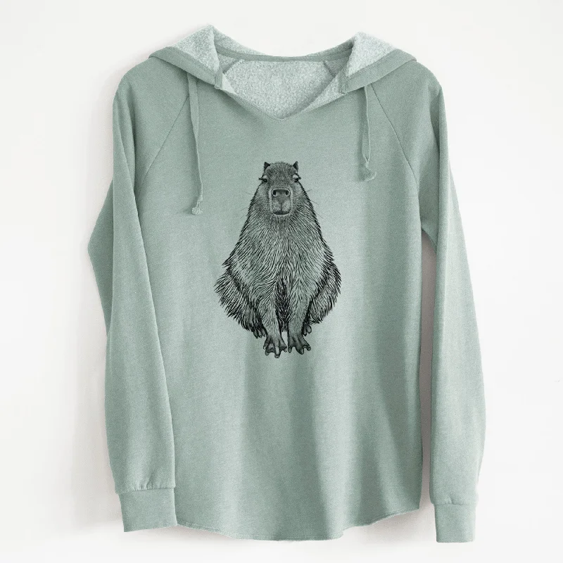 Special Discount performance gym sweatshirtCapybara - Hydrochoerus hydrochaeris - Cali Wave Hooded Sweatshirt