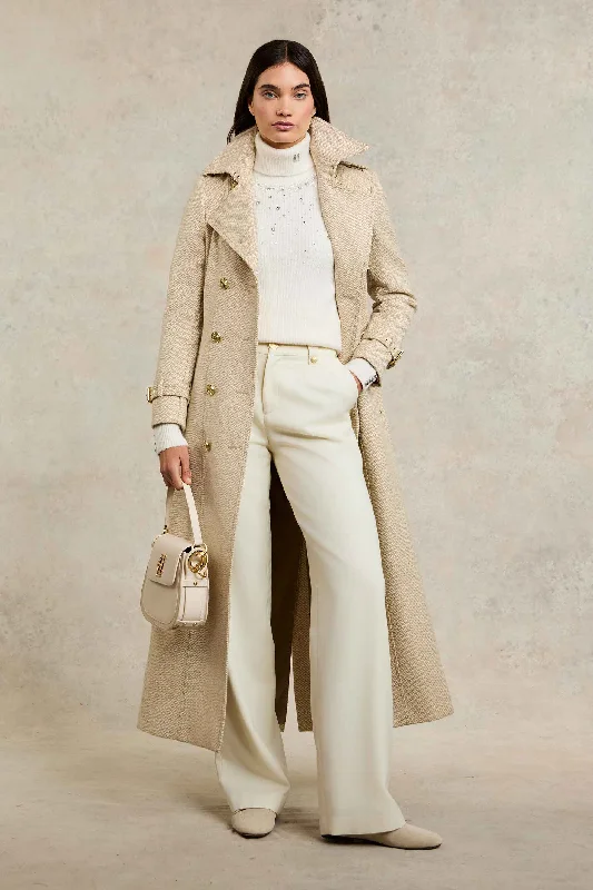 oversized trench coatFull Length Marlborough Trench Coat (Biscuit)