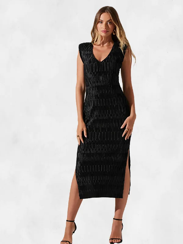 draped dressASTR Nyah Dress