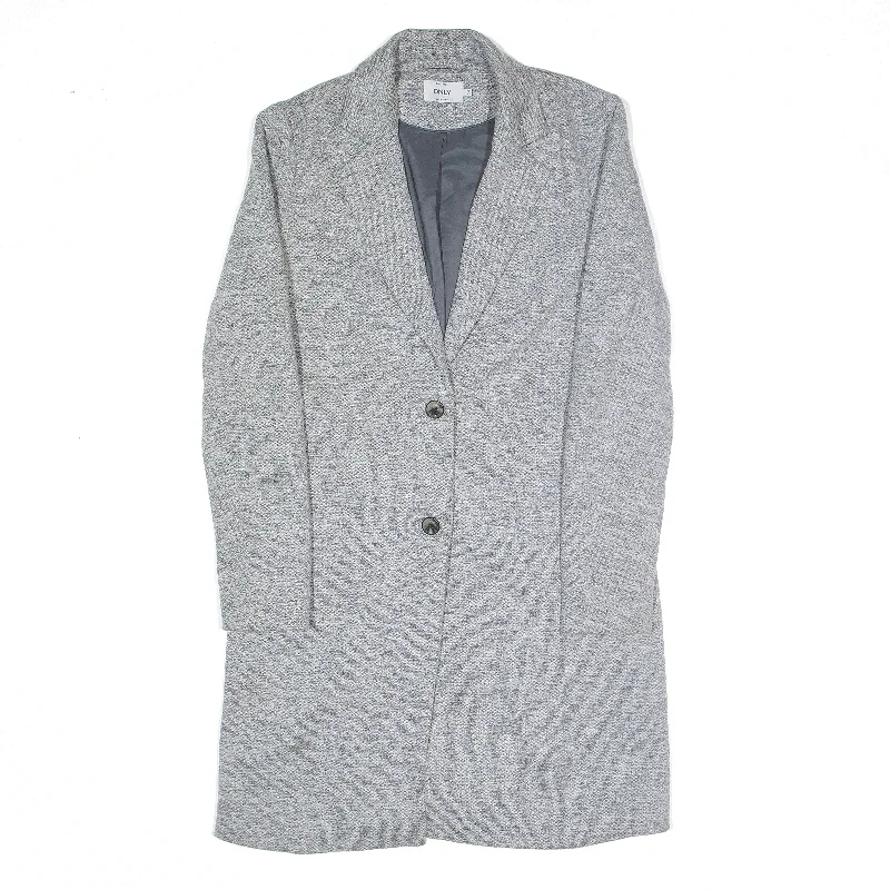 classic bomber jacketONLY Blazer Jacket Grey Womens S