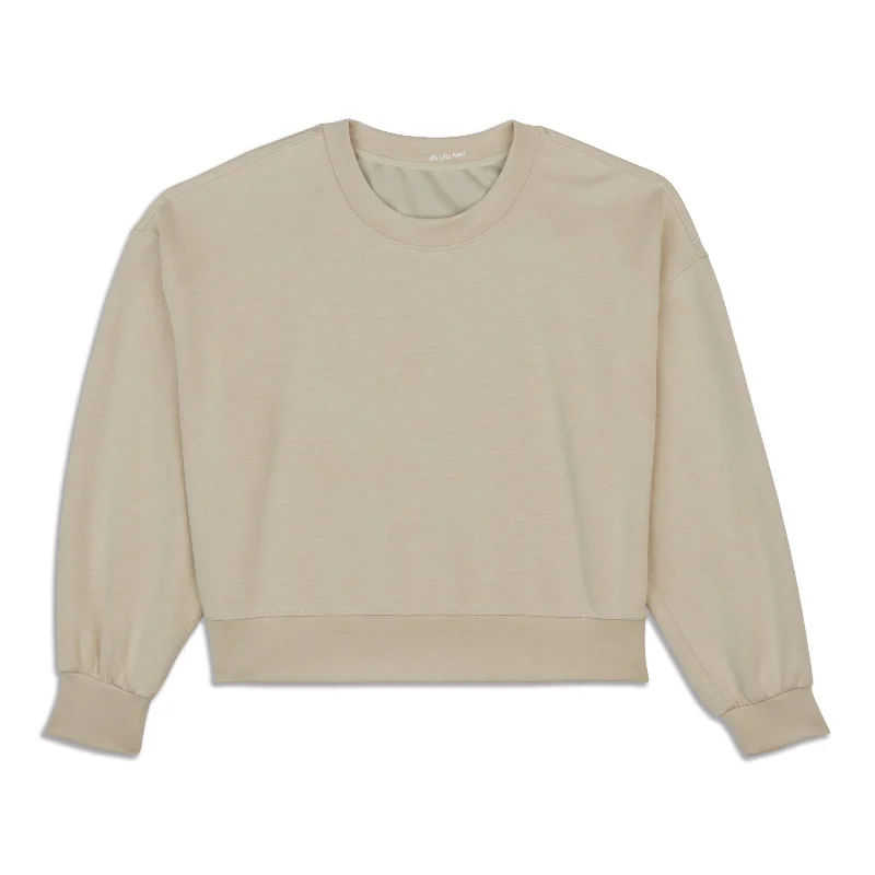 Seasonal Clearance Perfectly Oversized Crop Crew - Resale