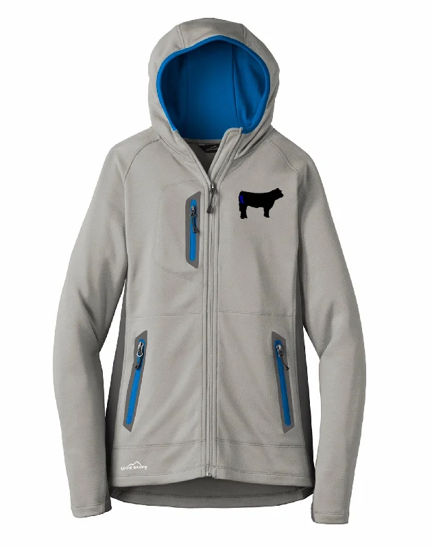 Price Reduction Ladies Branded Cow Eddie Bauer Sport Hooded Full Zip