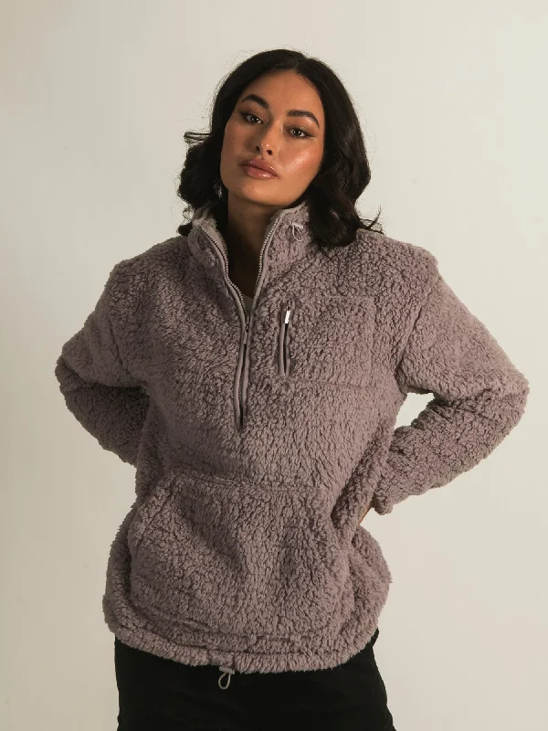 Extra Discounts HARLOW TEDDY 1/2 ZIP SHERPA - CLEARANCE