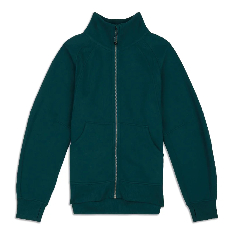 Don’t Miss Out Scuba Oversized Funnel-Neck Full Zip - Resale