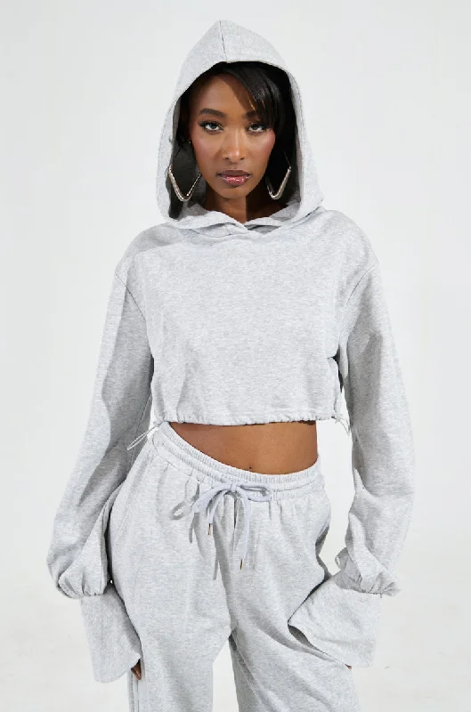 Exclusive Savings A CALM FLEX PULL OVER SWEATSHIRT IN HEATHER GREY