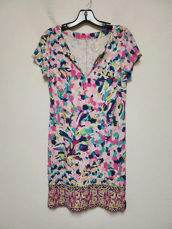 satin dressDress Designer By Lilly Pulitzer In Multi-colored, Size: S