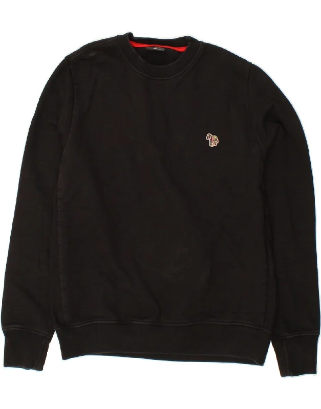 Exclusive Offers PAUL SMITH Womens Sweatshirt Jumper UK 18 XL Black Cotton