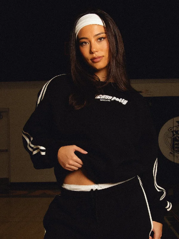 Take Advantage PRINCESS POLLY CREWNECK STRIPE SWEATSHIRT