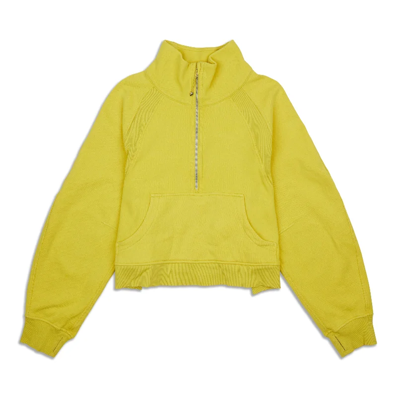 Best Bargains Scuba Oversized Funnel Neck Half-Zip