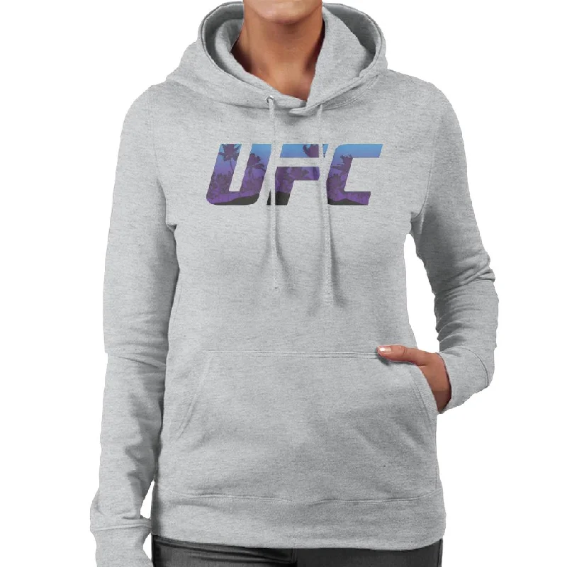 Act Fast comfy hoodieUFC Tropical Beach Logo Women's Hooded Sweatshirt