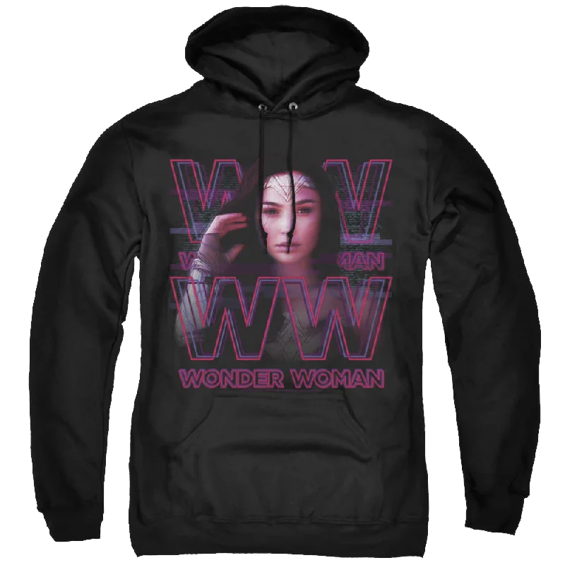 soft sports hoodieWonder Woman 1984 Vaporwave Wonder Woman - Pullover Hoodie