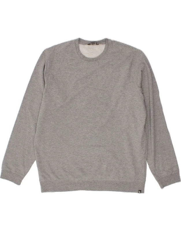Daily Deals EDDIE BAUER Mens Sweatshirt Jumper XL Grey Cotton