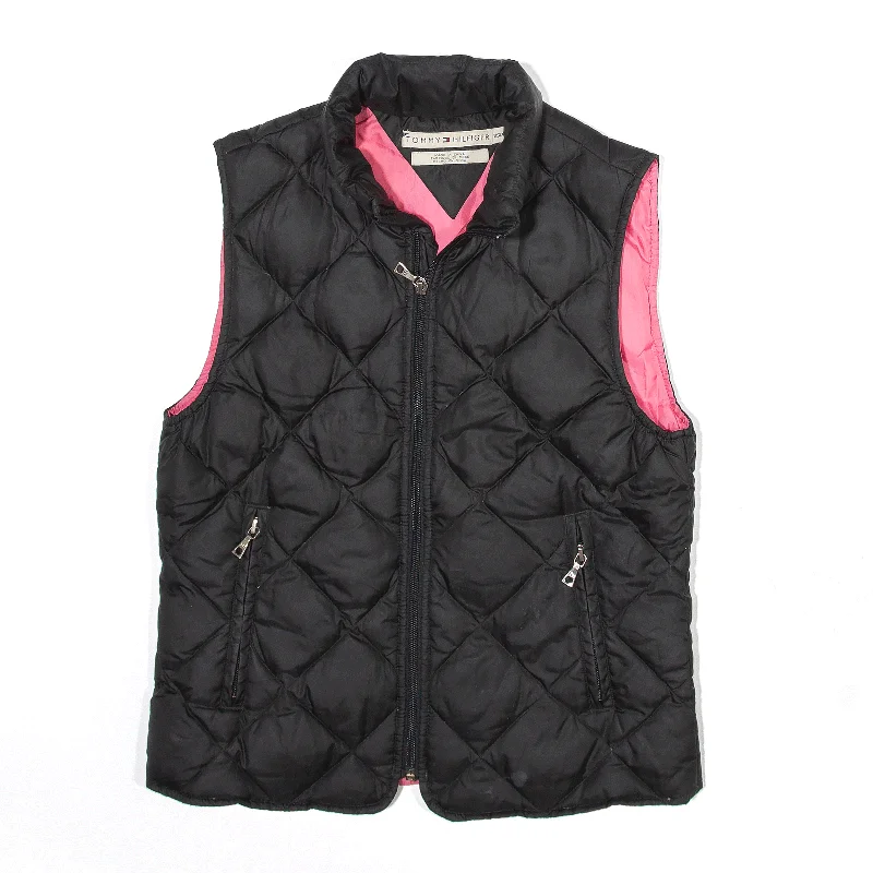 Daily Deals urban coatTOMMY HILFIGER Puffer Gilet Black Womens XS