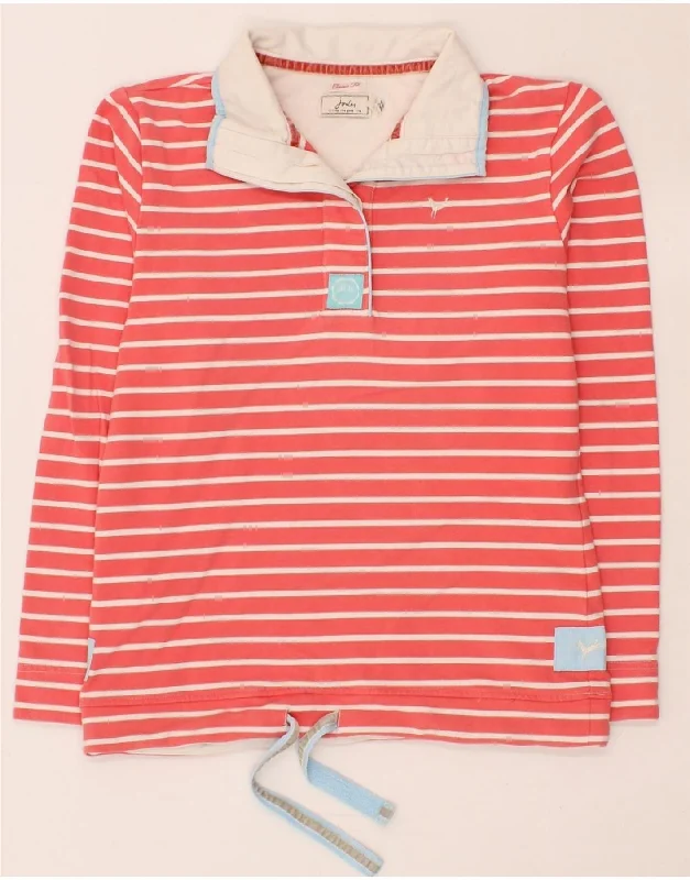 Markdowns JOULES Womens Oversized Classic Fit Sweatshirt Jumper UK 10 Small Red