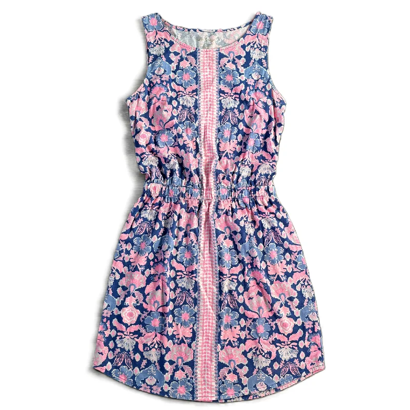 trendy wrap dressDress Designer By Lilly Pulitzer In Blue & Pink, Size: S