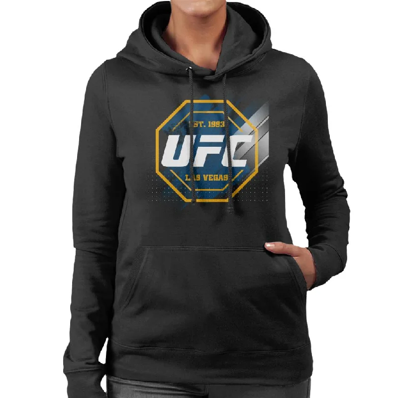 Markdown Madness sporty hooded sweatshirtUFC Octagon Streak Logo Women's Hooded Sweatshirt