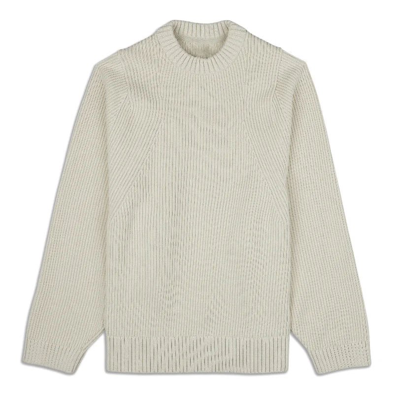 Buy Now Cotton-Blend Crewneck Sweater - Resale