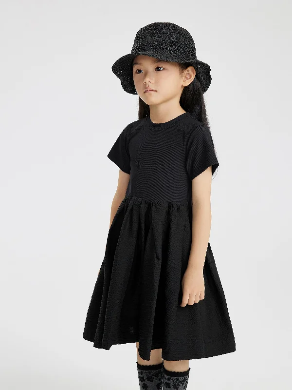 wrap dressJNBY Waisted Blouson Loose Pleat Dress