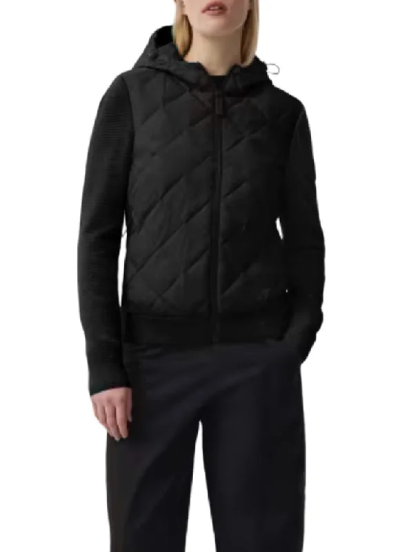 high-fashion coatHYBRIDGE QUILTED KNIT HOODY - CANADA GOOSE