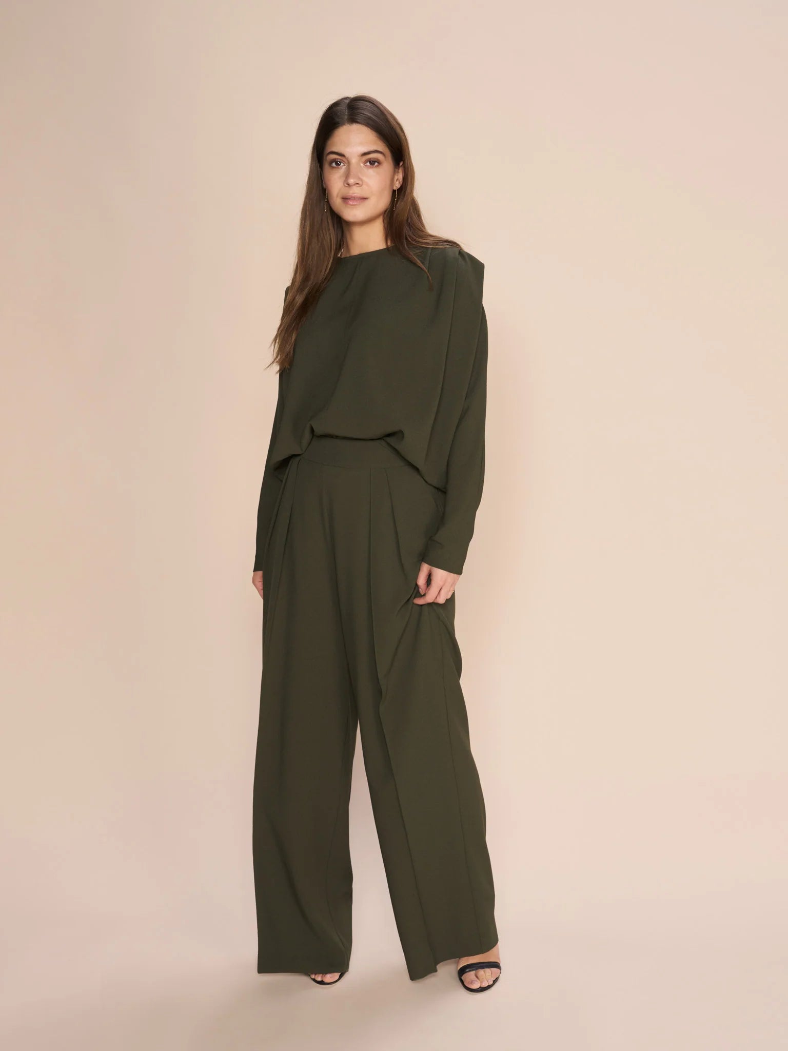 trendy wrap dressMos Mosh Forest Night Long Wilty Moss Pant