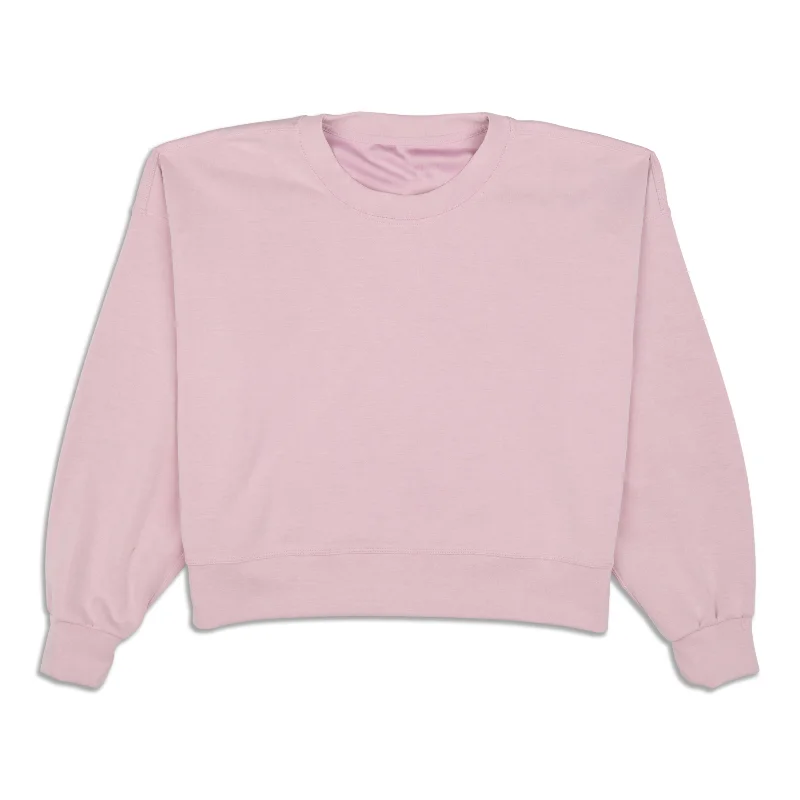 Daily Specials Perfectly Oversized Cropped Crew