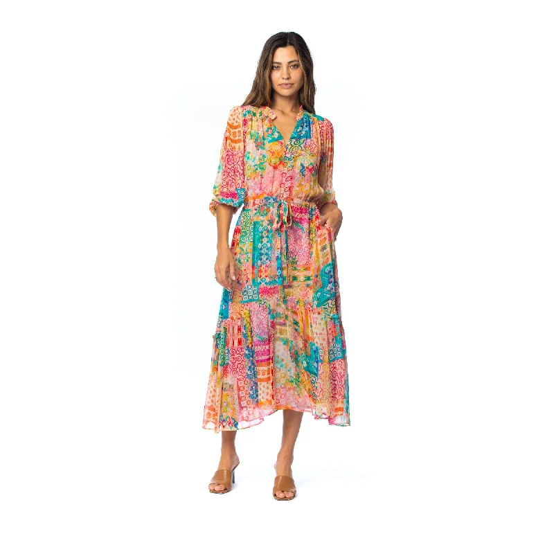 casual midi dressMagda Hibiscus Dress