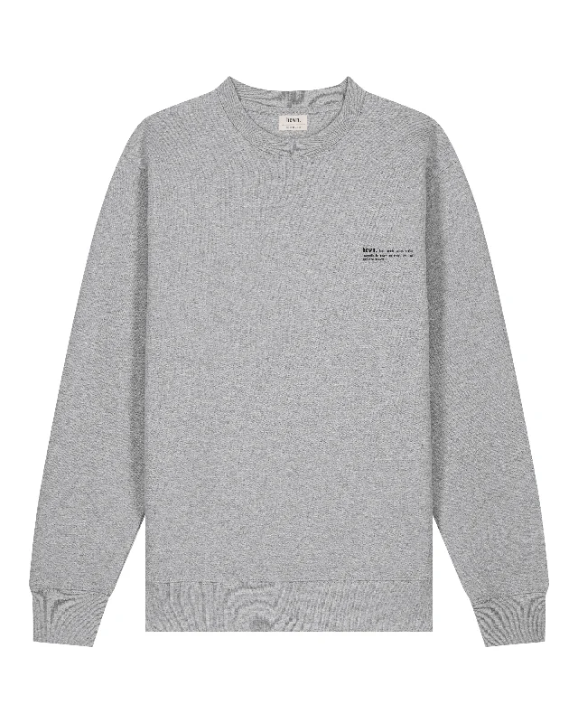 Extra Savings Womens Organic Midweight Sweatshirt in Rock Grey Marl